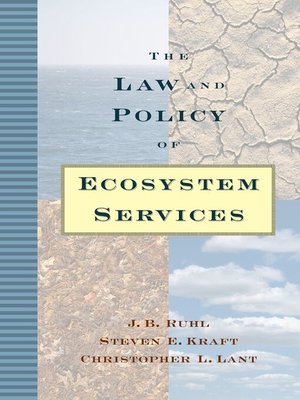 cover image of The Law and Policy of Ecosystem Services